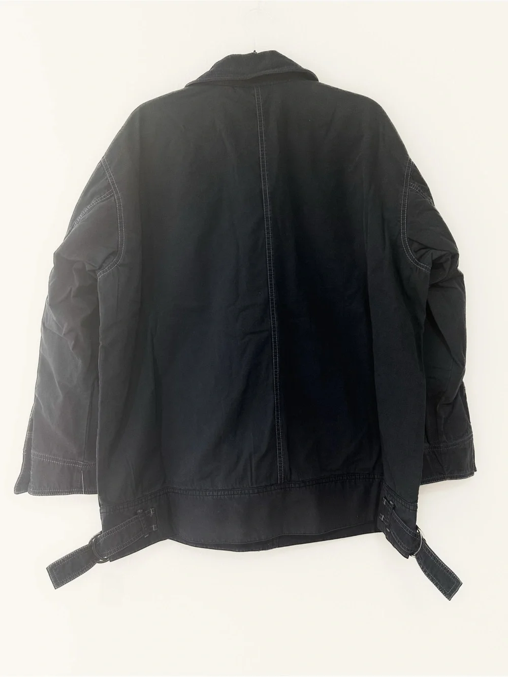 We The Free Sweet Talk Flannel Lined Barn coat size Medium in Washed Black NWT - Picture 10 of 16